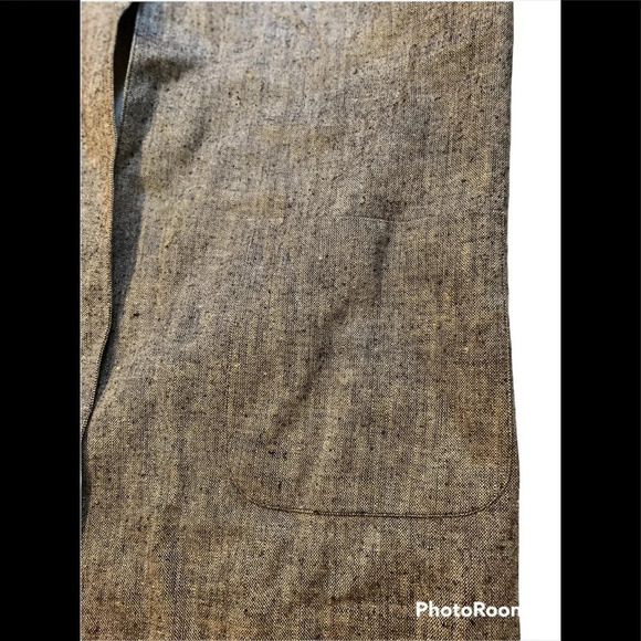 Vintage Ann May 100% Woven Silk Blazer Sz L - Picture 7 of 13